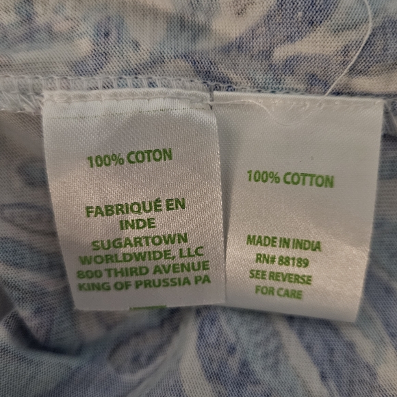 Lilly Pulitzer Loro Mini Dress Baha Blue Bird Ruffle Tank Straps Tiered Hem XL - Picture 10 of 11